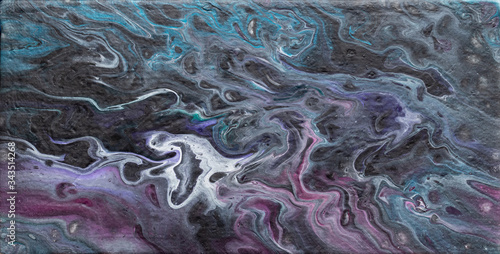 abstract painting in dark colors
