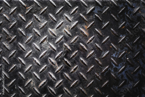 The texture and background of old steel