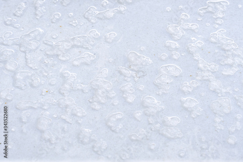 abstract white background with bubbles, dots and stains