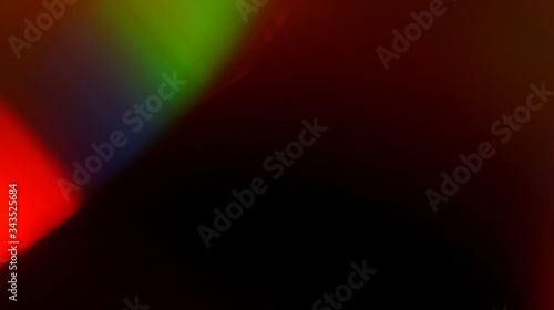 Rainbow Colors Optical Flare Abstract Bokeh and Light Leaks Photo Overlays with Camera Lens Film Burn Defocused Blur Reflection Bright Sunlights. Use in Screen Overlay Mode for Photo Processing.