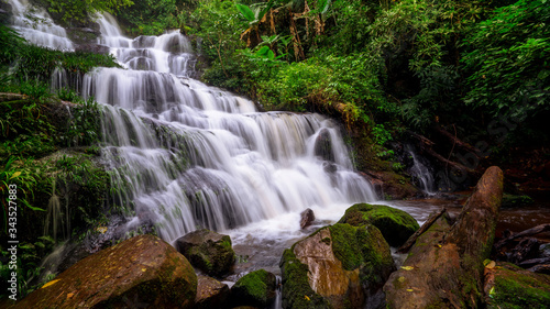 Man Daeng waterfall in phu hin rong kla national park, Phitsanulok, Thailand.