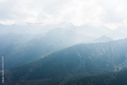 Rock mountains in Tatra National Park, Poland