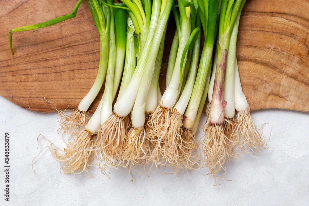 Fresh red and white onions on white background Fresh red and white onions on white background