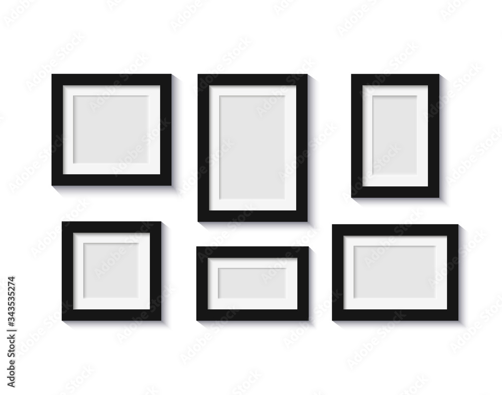 Vector illustration of a wooden frame and icons. Area for photography on the wall, design of interest. Realistic illustration of a wooden material with a texture. Vector illustration of a wooden frame and icons. Area for photography on the wall, design of interest. Realistic illustration of a wooden material with a texture.