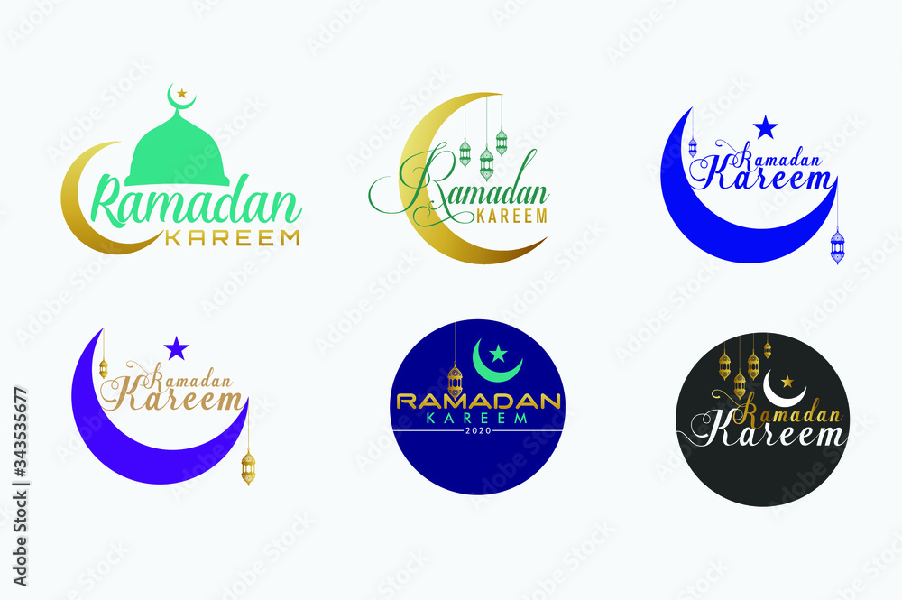 Naklejka Ramadan Kareem Vector Template