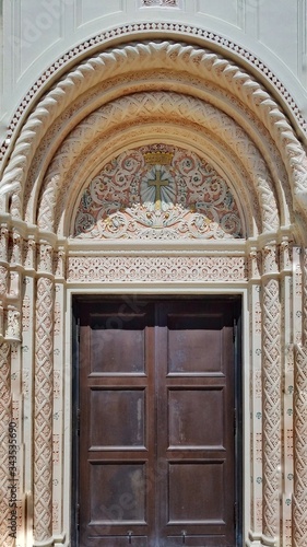 old ornate church door