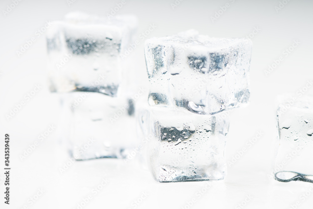 Ice cube isolated on white background Ice cube isolated on white background