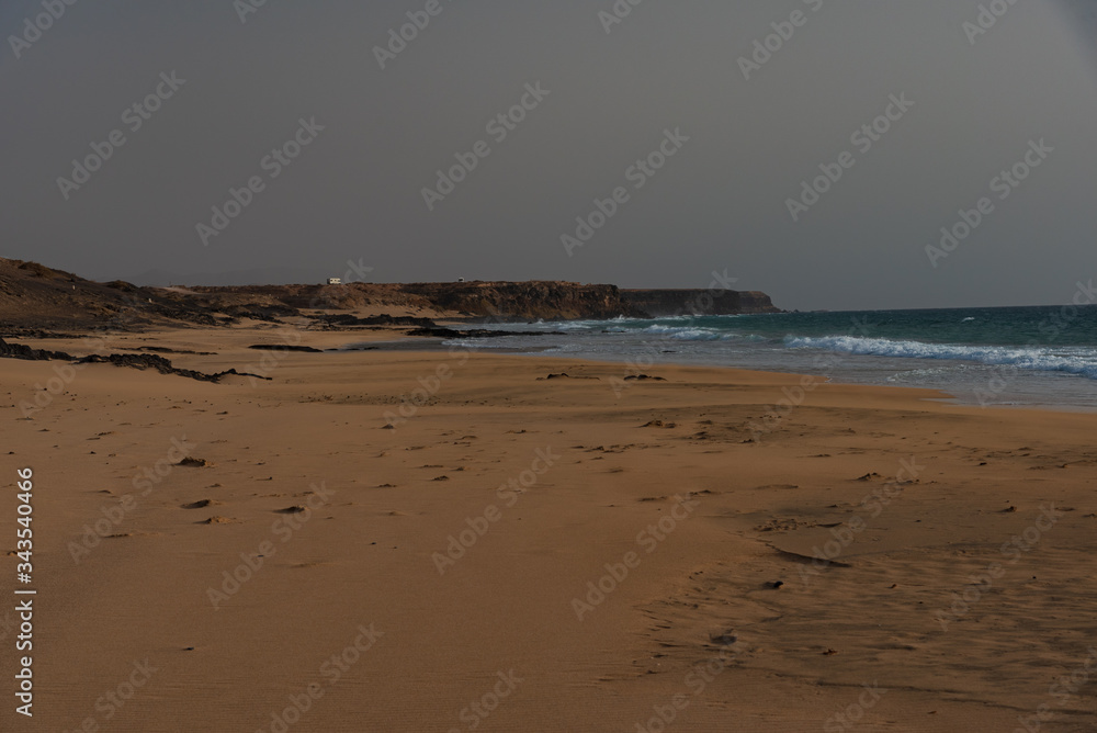 beach at sunset