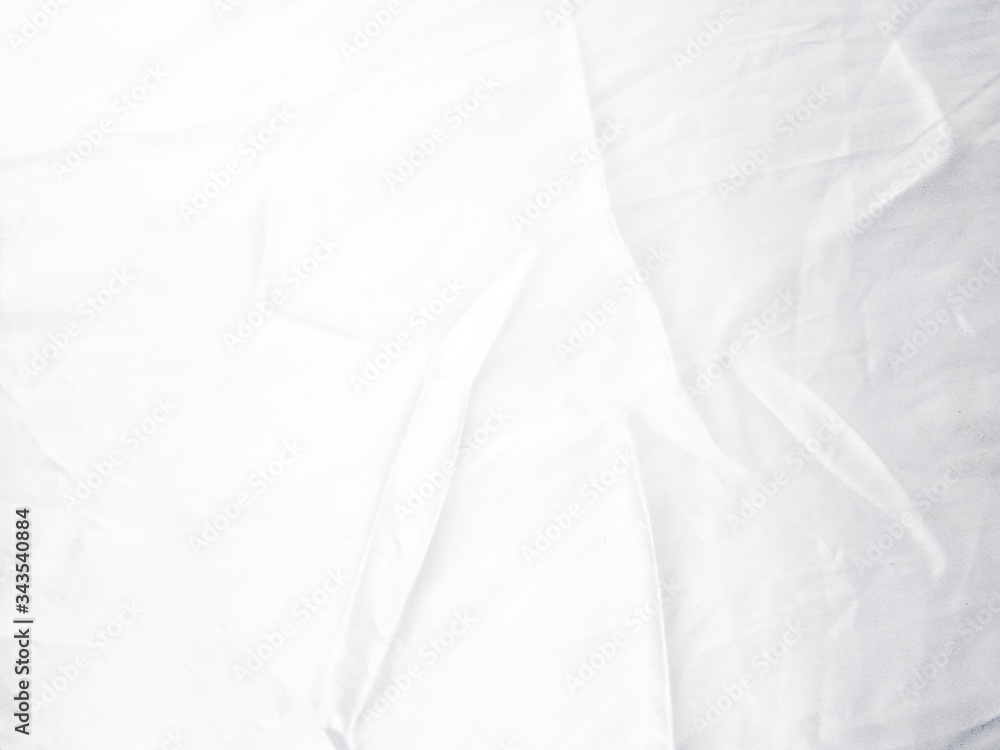 White cloth background with abstract style