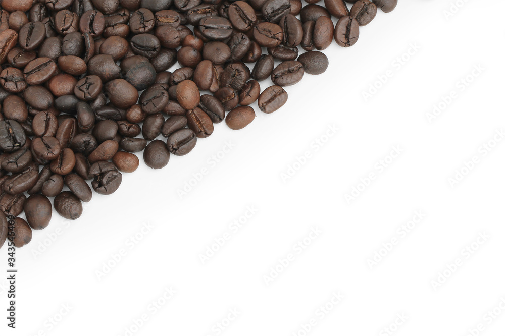 Preparation for a coffee menu is made from coffee beans for background and textures. Preparation for a coffee menu is made from coffee beans for background and textures.