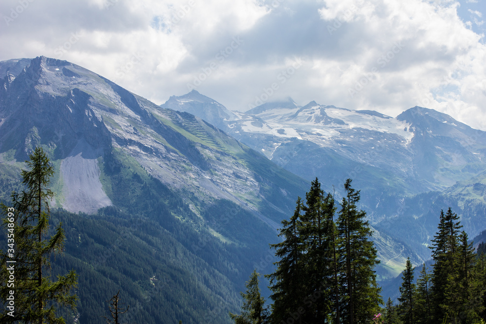 View of the Hintertux Glacier, Tyrol, Austria