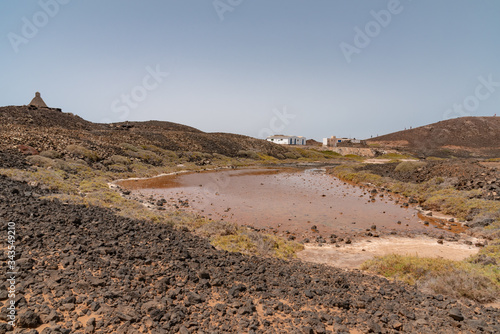 Los Lobos island of Fuerteventura Canary island in Spain
