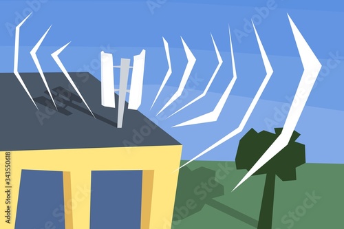 Transmitting cellular tower