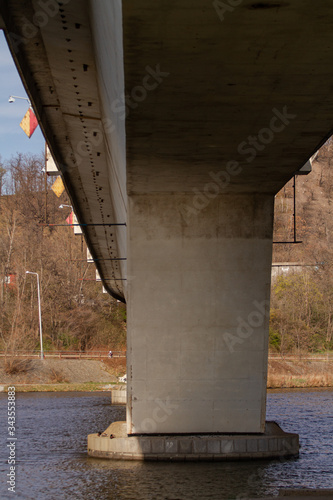 Photography under the bridge in prague