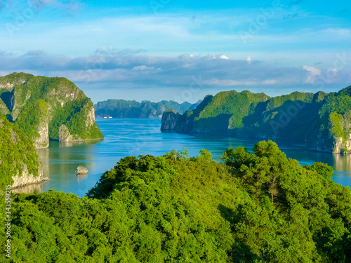 View Of Famous world heritage Halong Bay In Vietnam