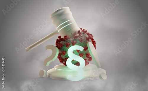judge gavel and paragraph a...