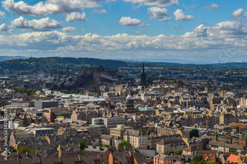 Birdview of Edinburgh from Arthur's seat