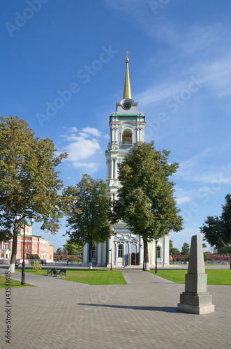 Tula, Russia - September 12, 2019: Assumption Cathedral in the Tula Kremlin