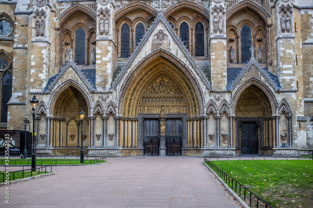 Fototapeta premium North Entrance of Westminster Abbey, London