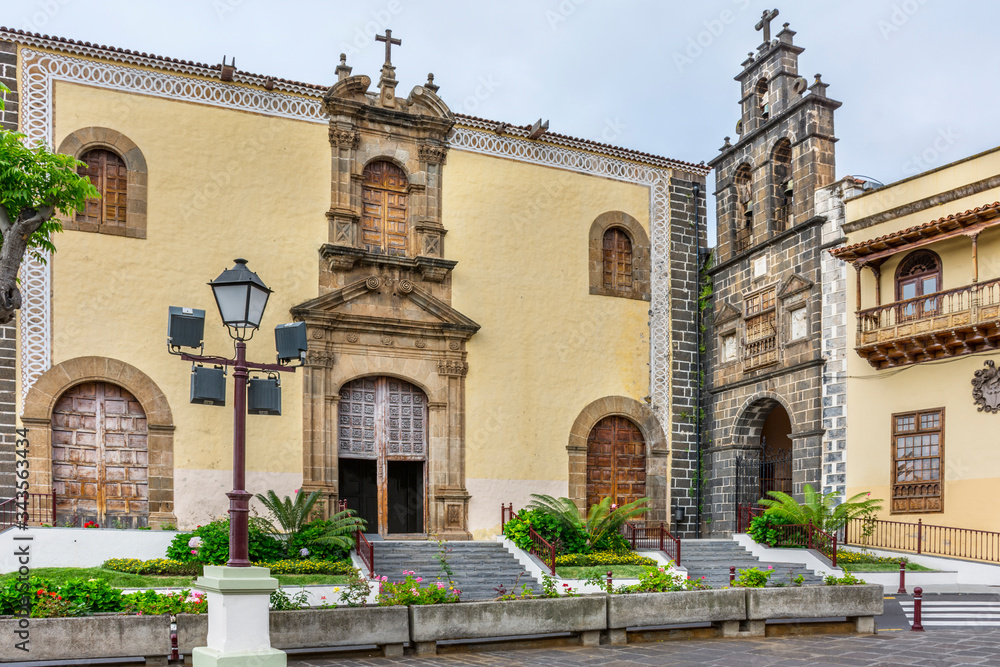 Church and former convent of San Agustín in La Orotava in Tenerife in the Canary Islands (Spain)