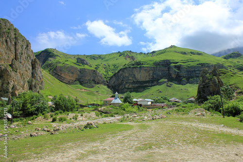 Azerbaijan. Village in the beautiful mountains.