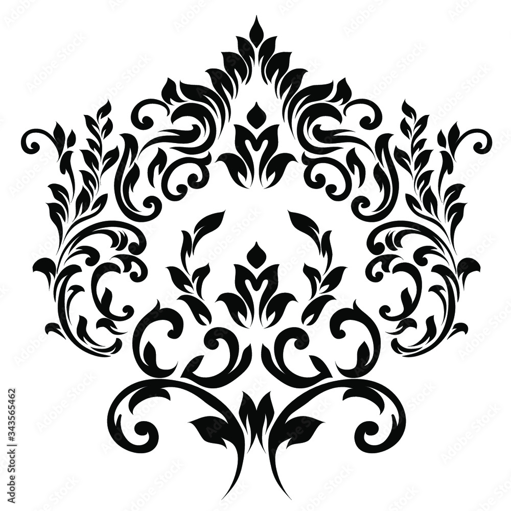 Damask pattern vector element. Classic luxury old-fashioned ornament grunge background. Royal victorian texture for wallpaper, textile, fabric, wrapping. Exquisite floral baroque patterns. Damask pattern vector element. Classic luxury old-fashioned ornament grunge background. Royal victorian texture for wallpaper, textile, fabric, wrapping. Exquisite floral baroque patterns.