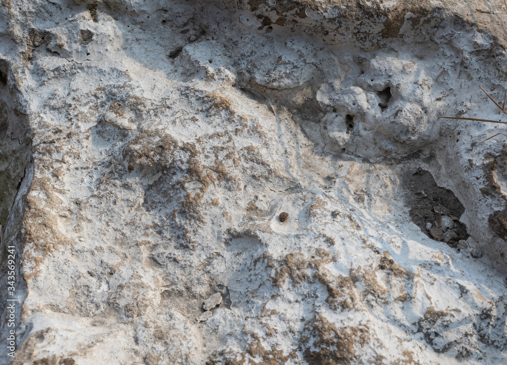 Texture of untreated large rock stone. Background of natural stone with lime Texture of untreated large rock stone. Background of natural stone with lime