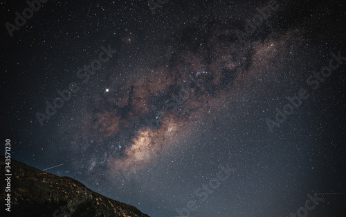 Milky way mountain