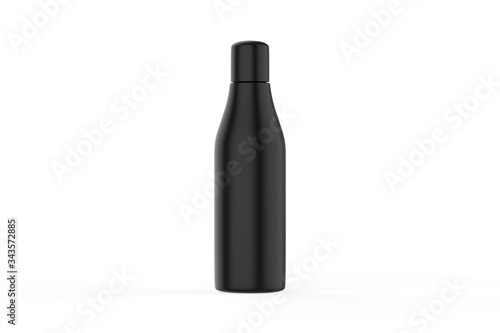 Cosmetic bottle mock up isolated on white background. 3d illustration