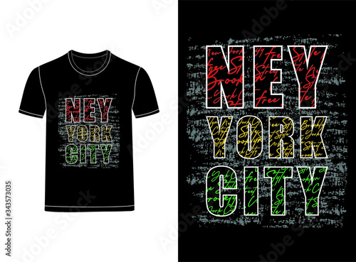 typography design vector for print t shirt