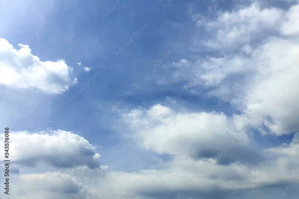 clouds, blue sky background design elements. Pantone Classic Blue. clouds, blue sky background design elements. Pantone Classic Blue.