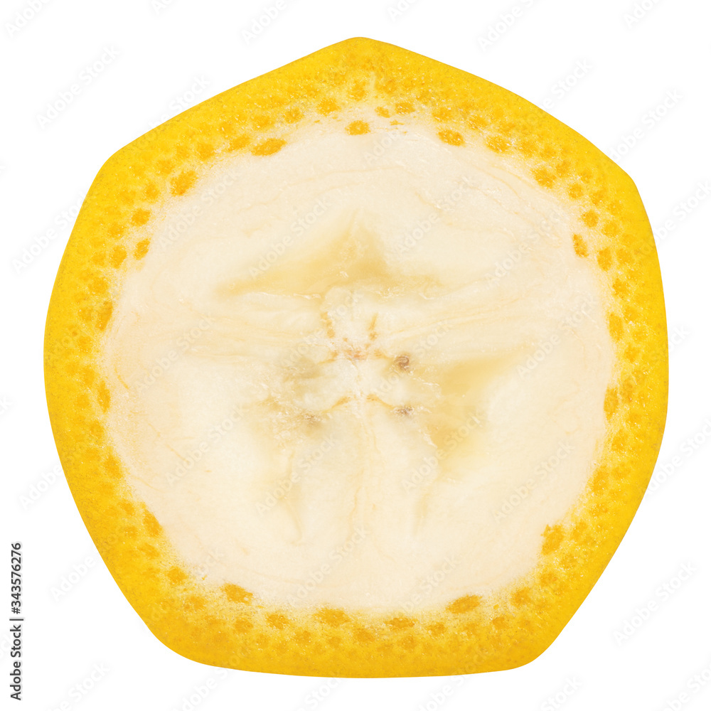 banana slice isolated on white background, clipping path, full depth of field banana slice isolated on white background, clipping path, full depth of field