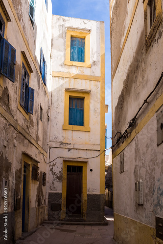 Street in medina of Essaouira, Morocco © yassmin