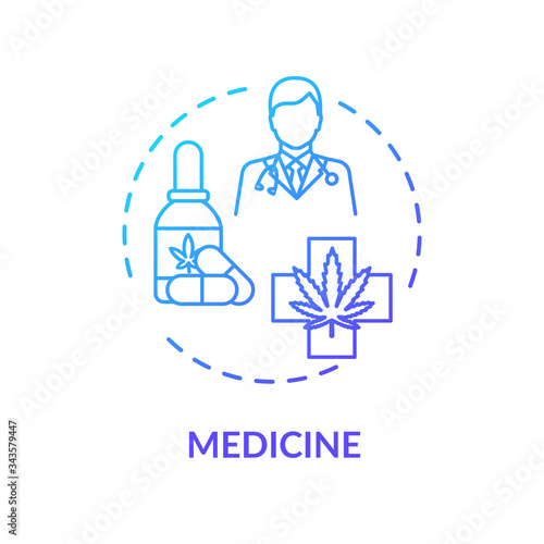 Medicine concept icon