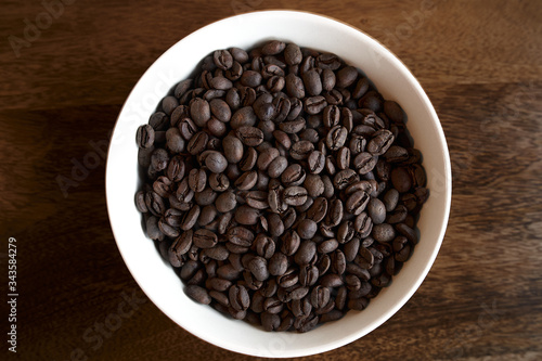 Coffee beans in a bowl