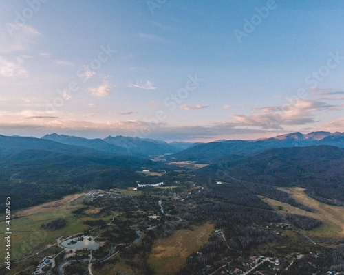 Aerial Drone Photography   Rocky Mountain National Park from Grand Lake Colorado