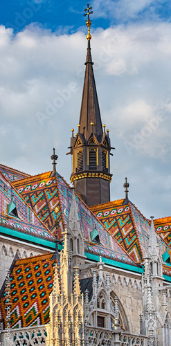 Detail of St Matthias churc...
