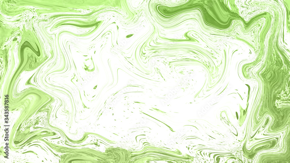 Fototapeta premium abstract green background with flowers