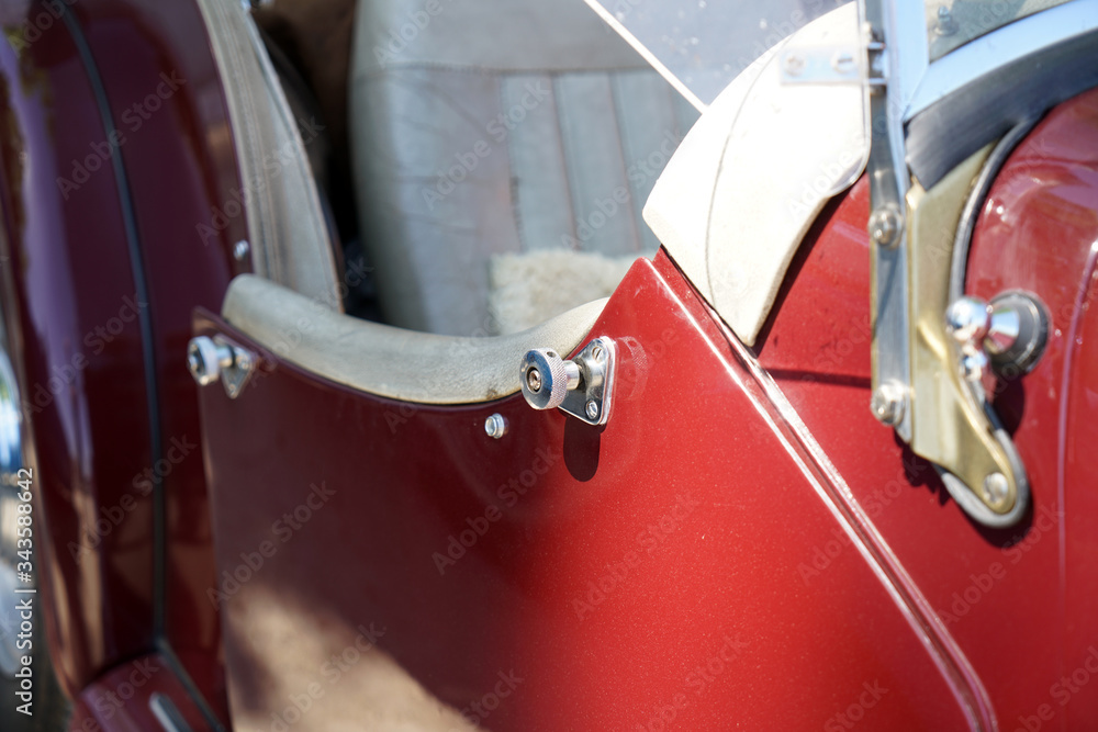 Naklejka premium detail of an old car
