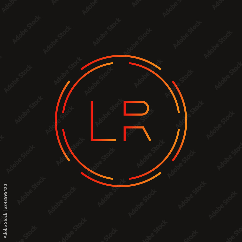 Initial LR letter Logo Design vector Template. Abstract Letter LR logo Design Initial LR letter Logo Design vector Template. Abstract Letter LR logo Design
