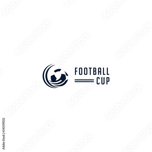 football badge logo template collection design