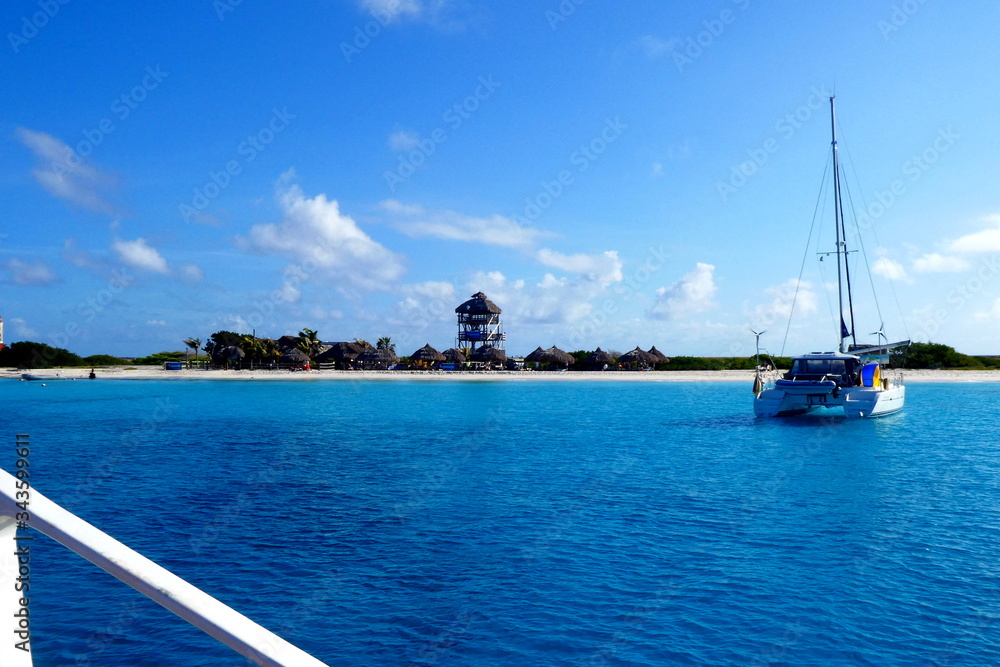 Beautiful seascape of Little Curacaco, Caribbean Beautiful seascape of Little Curacaco, Caribbean