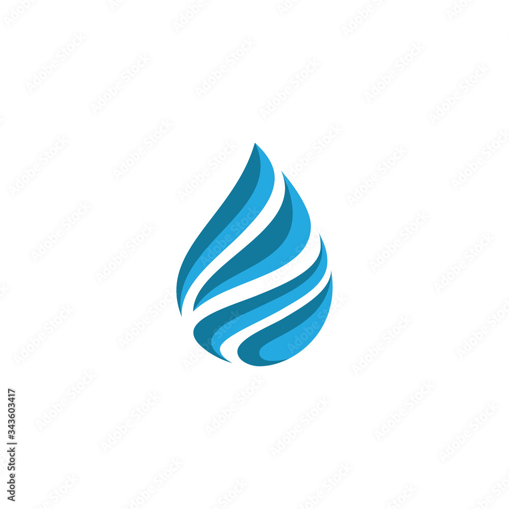Water drop Logo Template vector illustration design Water drop Logo Template vector illustration design