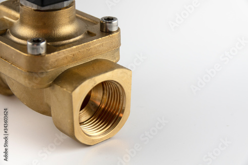 General purpose solenoid valve for mechanical installation air water 