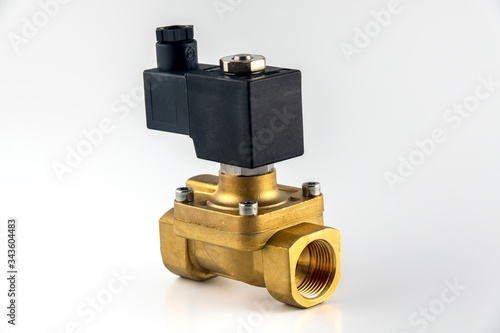 General purpose solenoid valve for mechanical installation air water 