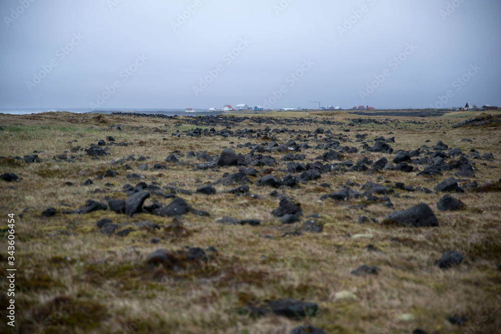Iceland rough terrain view
