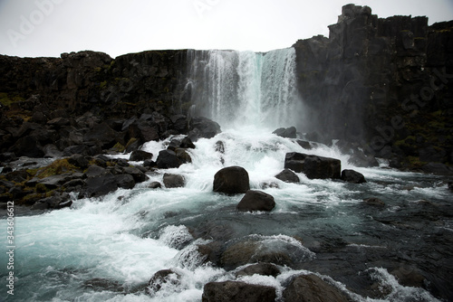 Waterfall in Iceland