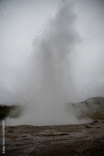 Geisir geyser in Iceland