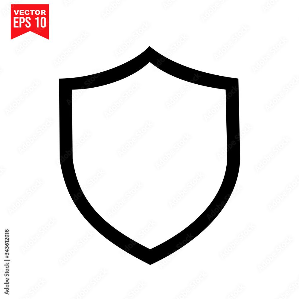 shield protection shield garbage Icon symbol Flat vector illustration for graphic and web design. shield protection shield garbage Icon symbol Flat vector illustration for graphic and web design.
