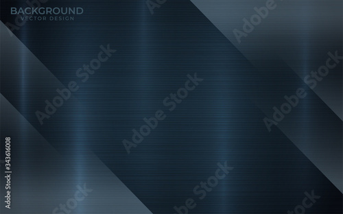 Dark navy brush metal abstract geometric background with transparency abstract layer. modern geometric technology.